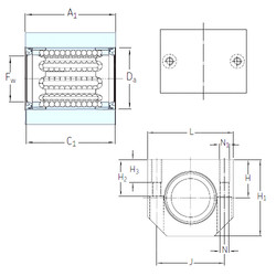 Bearing LUJR 50 SKF