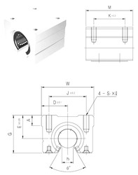 Bearing SBR35UU Samick