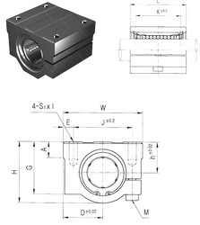 Bearing SCJ20UU Samick