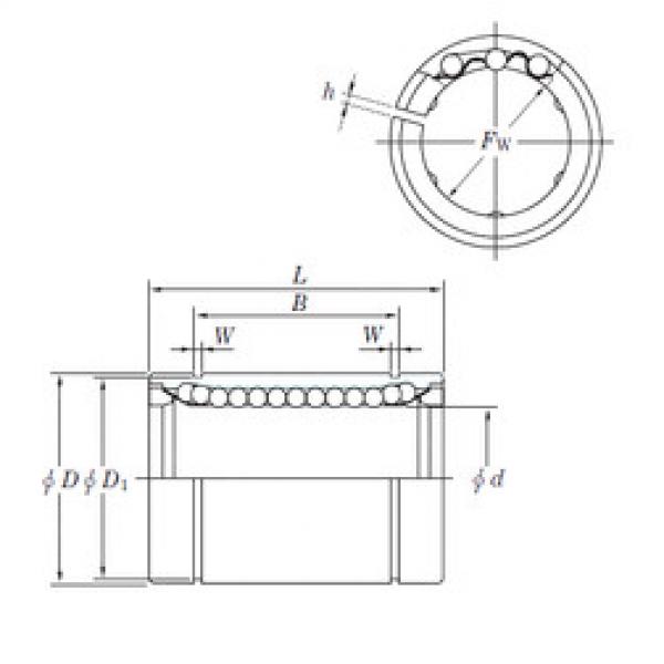 Bearing SESDM40 AJ KOYO #1 image